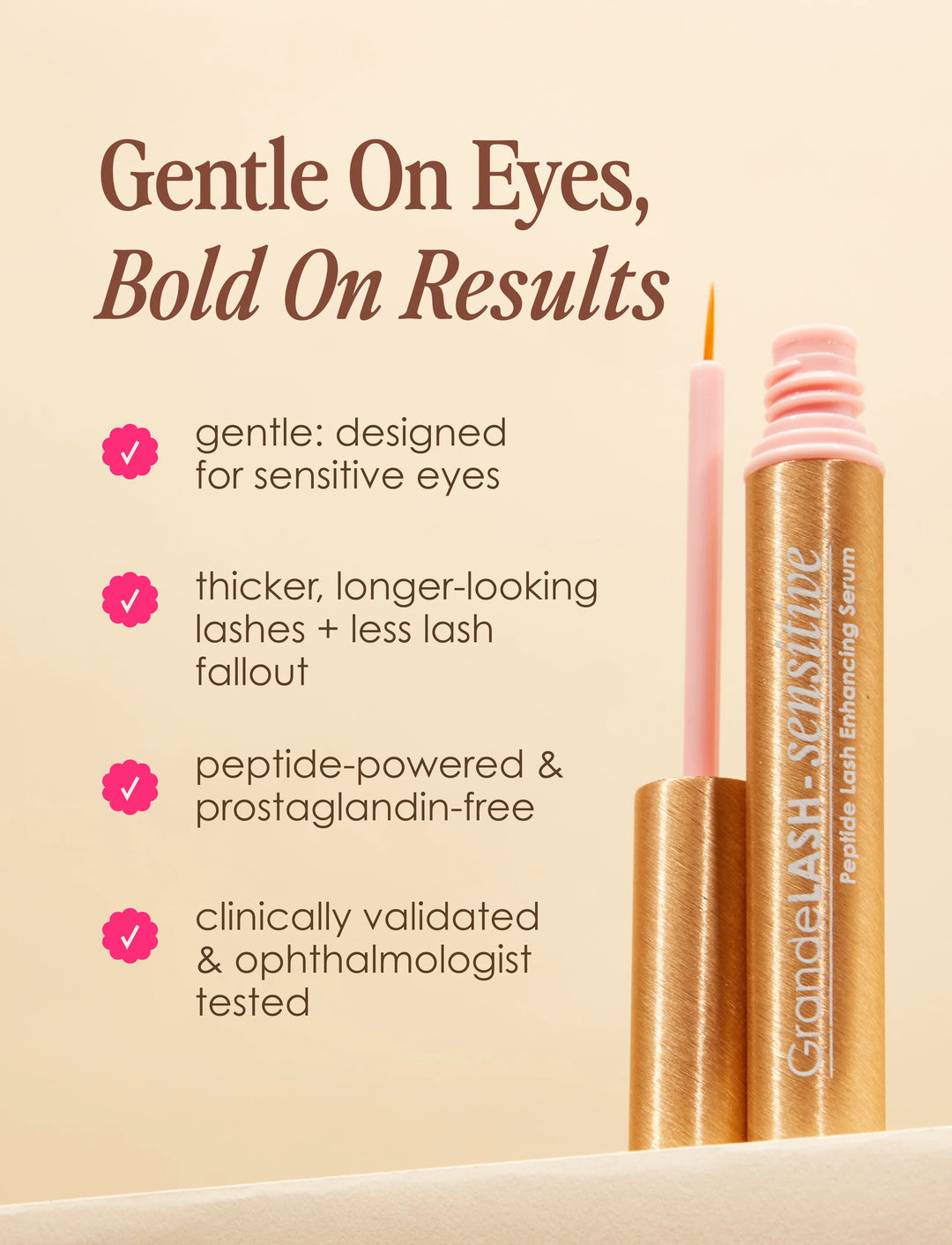 GrandeLASH-Sensitive Peptide Lash Enhancing Serum