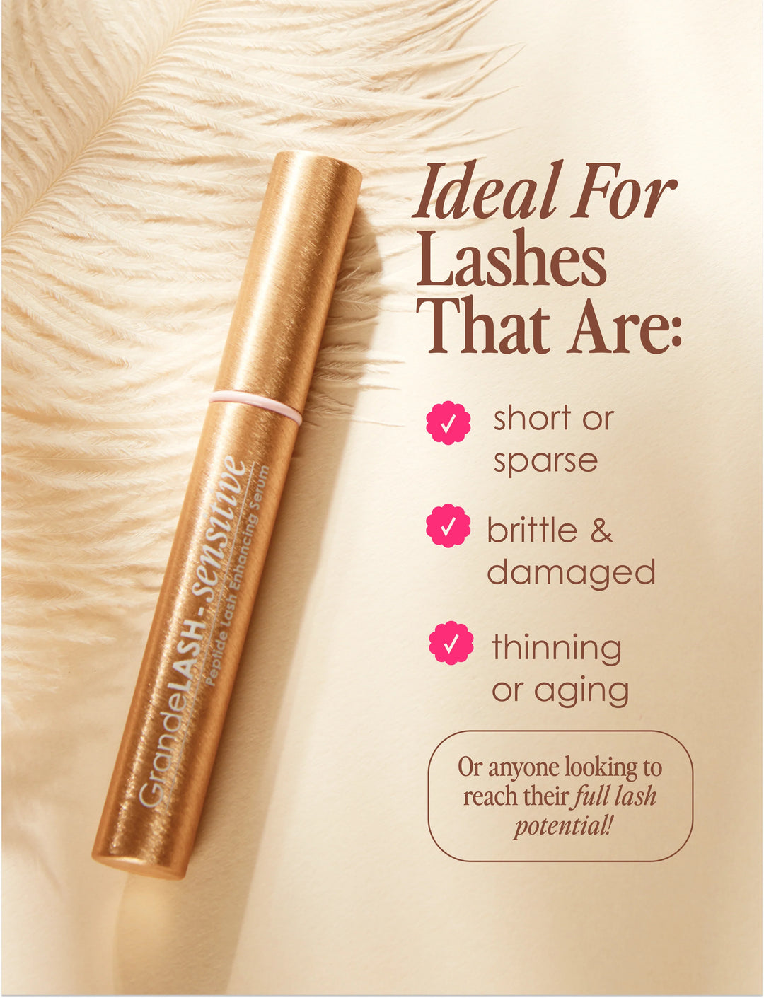 GrandeLASH-Sensitive Peptide Lash Enhancing Serum