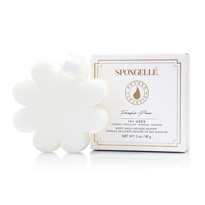 Freesia Pear Boxed Flower Body Sponge