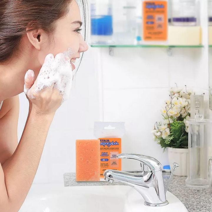 T.Taio Esponjabon Anti-Acne Bar Soap