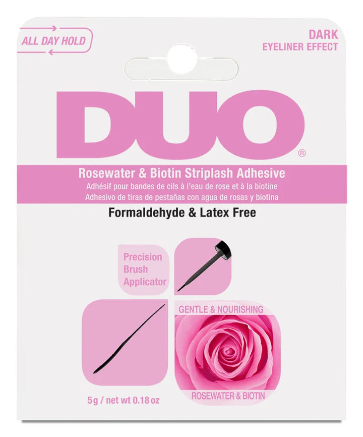 DUO Rosewater & Biotin Striplash Adhesive, Dark